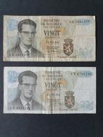 Série 2 x 20 francs Belgique 1964 année, Série, Enlèvement ou Envoi