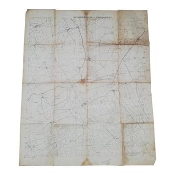 Belgisch leger - stafkaart 'Nieucapelle-Crombeke' beschikbaar voor biedingen