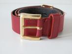 MCM riem. Leer., Kleding | Dames, Riemen en Ceinturen, 80 tot 90 cm, 3 tot 5 cm, MCM, Echt leder