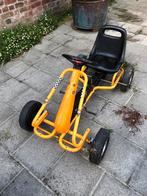 Gele go kart, Ophalen, Gebruikt