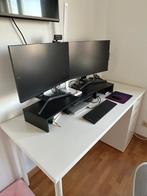 IKEA wit bureau 14060 met ladeblok: Bureau/bureau, Ophalen, Zo goed als nieuw, Bureau