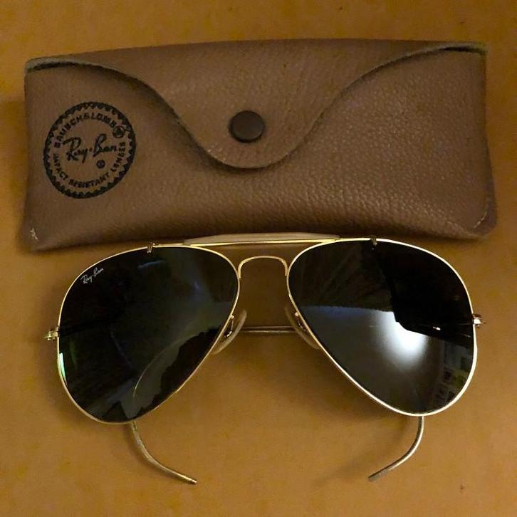 Vintage B&L Ray-Ban Aviator Outdoorsman 58mm zonnebril O3, Handtassen en Accessoires, Zonnebrillen en Brillen | Heren, Zo goed als nieuw