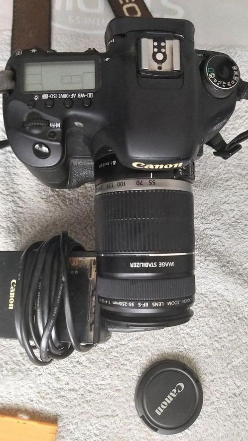 CANON EOS 7D + objectif + accessoires, Audio, Tv en Foto, Fotocamera's Digitaal, Zo goed als nieuw, Spiegelreflex, Canon, Ophalen
