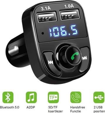 VeTech FM Transmitter Bluetooth v5.0