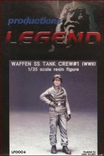 1/35 Legend Productions Waffen SS Tank Crew # 1 WW II, Enlèvement ou Envoi, Neuf, 1:35 à 1:50, Personnage ou Figurines