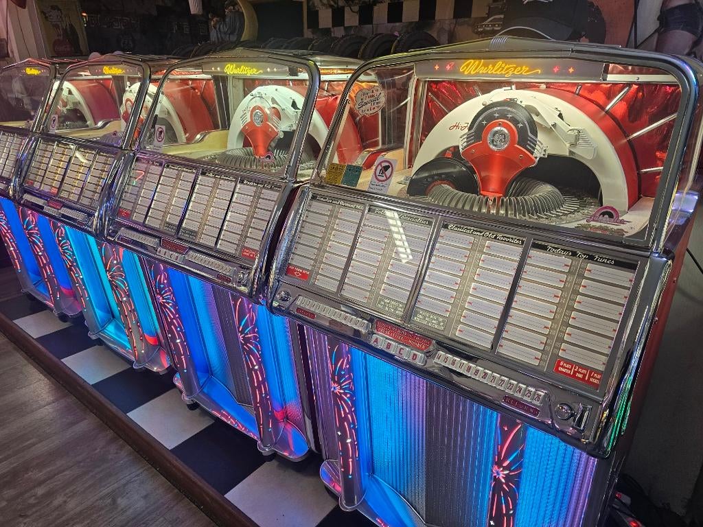 Wurlitzer 1800, Collections, Machines | Jukebox, Comme neuf, Wurlitzer, 1950 à 1960, Avec singles, Enlèvement