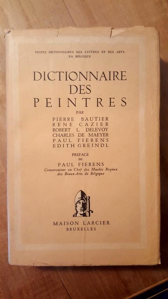 Dictionary of Peintres
(1950), Antiquités & Art, Antiquités | Livres & Manuscrits, Enlèvement ou Envoi