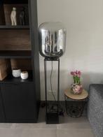 Vloerlamp eglo smoked glas als nieuw, Verre, Comme neuf, Enlèvement, 100 à 150 cm