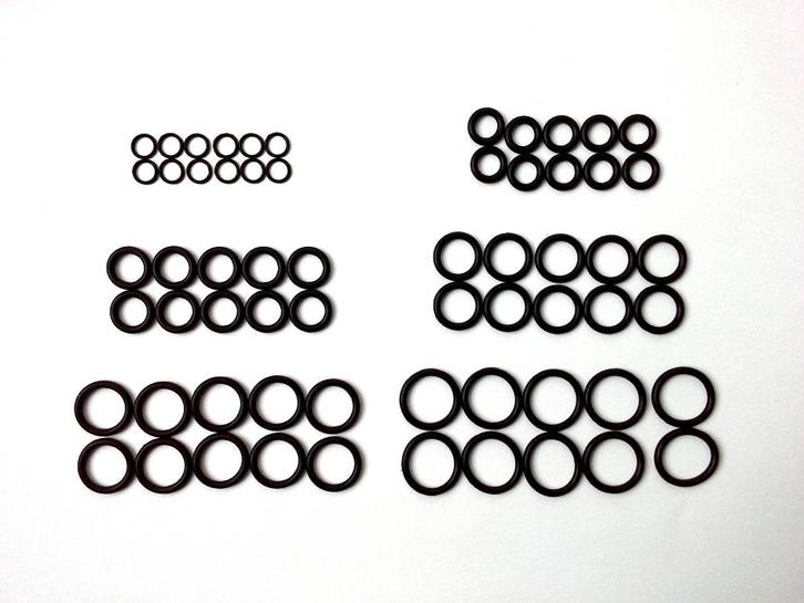 Lot de 62 joints toriques neufs - 6 tailles diférentes, Hobby & Loisirs créatifs, Bricolage, Neuf, Enlèvement ou Envoi