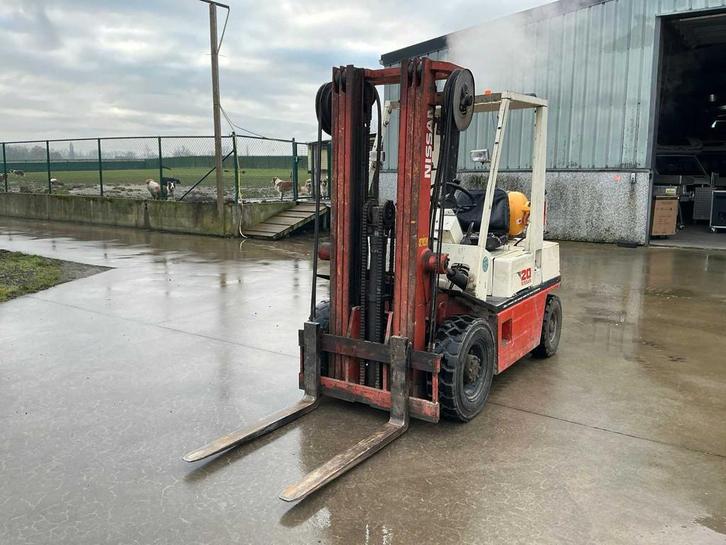 Nissan PH02A20U Forklift 1989, Articles professionnels, Machines & Construction | Chariots élévateurs & Transport interne, Chariot élévateur