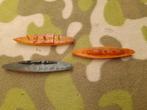 oude miniatuur speelgoed schepen, Ophalen of Verzenden, Gebruikt, Motorboot, Schaalmodel
