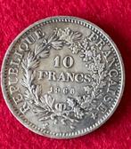 1966 10 Franse Frank Zilveren Munt, Ophalen of Verzenden, Zilver