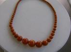 Vintage Bakeliet ketting - 69 kralen - Lengte : 60 cm, Ophalen of Verzenden
