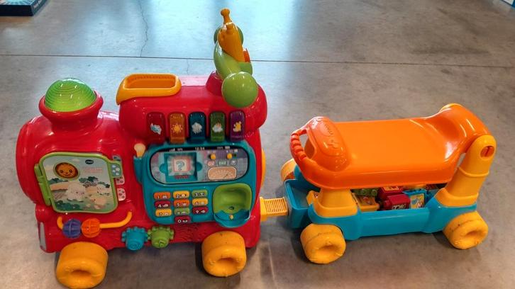 Trein met wagon, Kinderen en Baby's, Speelgoed | Vtech, Ophalen