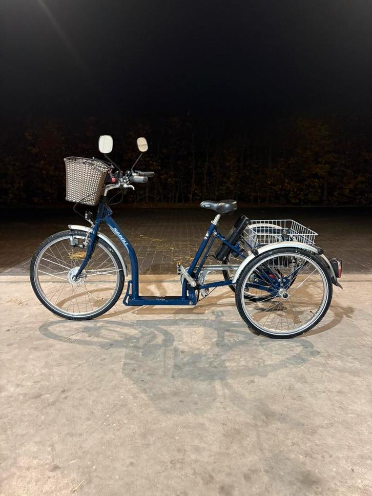 Kwalitatieve, mooie elektrische driewieler—> is als nieuw!, Fietsen en Brommers, Fietsen | Driewielfietsen, Zo goed als nieuw