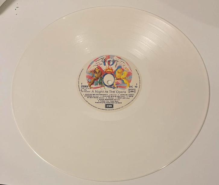 Queen - Une nuit à l'opéra LP - vinyle blanc, France 1978, CD & DVD, Vinyles | Rock, Utilisé, Enlèvement ou Envoi
