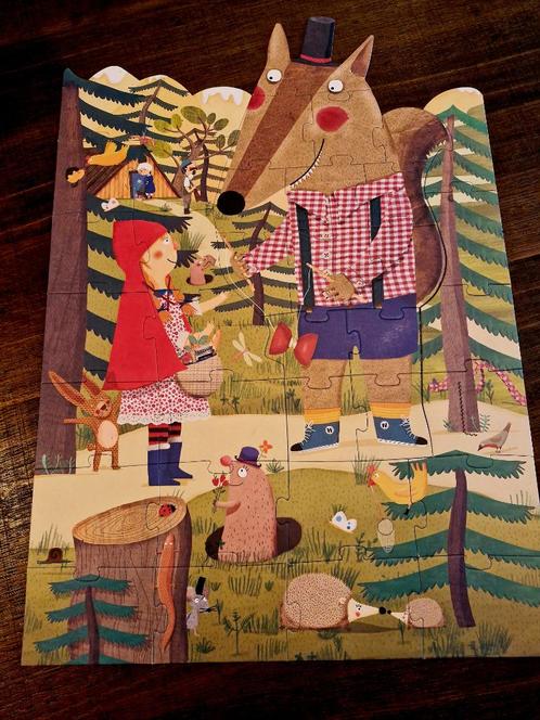 Puzzel Roodkapje, Kinderen en Baby's, Speelgoed | Kinderpuzzels, Zo goed als nieuw, 4 tot 6 jaar, 10 tot 50 stukjes, Ophalen