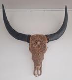 Waterbuffel buffel schedel Skull gegraveerd 90x90 cm, Ophalen