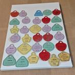 Oude fietsplaten 30 stuks, Ophalen, Gebruikt