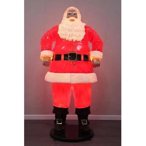 Jolly Santa – Kerstman met Licht Hoogte 188 cm, Diversen, Kerst, Nieuw, Ophalen of Verzenden