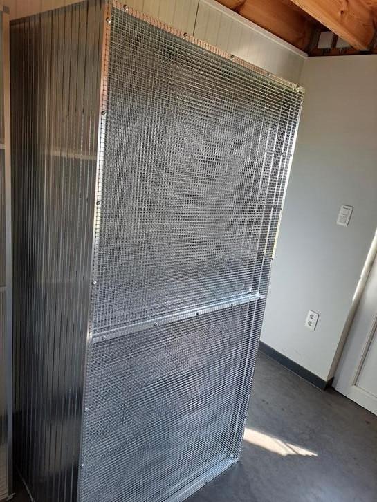 40 ALUMINIUM VOLIERE-PANELEN . ( 1 LOT :  NIEUW ), Dieren en Toebehoren, Vogels | Hokken en Kooien, Nieuw, Volière, Aluminium