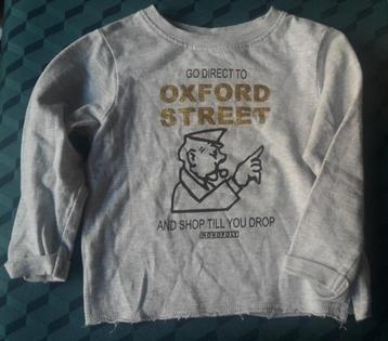 Nieuw T-shirtje met een Monopoly print, maat 92, unisex beschikbaar voor biedingen