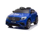 Elektrische Kinderauto 12V–Mercedes-Benz GLC 63S AMG| Blauw, Ophalen of Verzenden, Nieuw