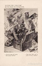World War I - Postcard - Caricature anti-Allemand - FCM, Non affranchie, Envoi, Politique et Histoire
