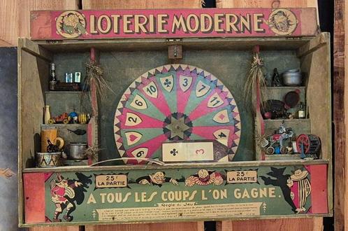 Jeu pour enfants de la "Loterie moderne" (1880/1920), Hobby en Vrije tijd, Gezelschapsspellen | Bordspellen, Ophalen