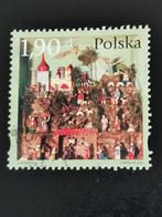 Polen 2001 - Kerstmis, kerststal, driekoningen, schapen, Ophalen of Verzenden, Polen, Gestempeld