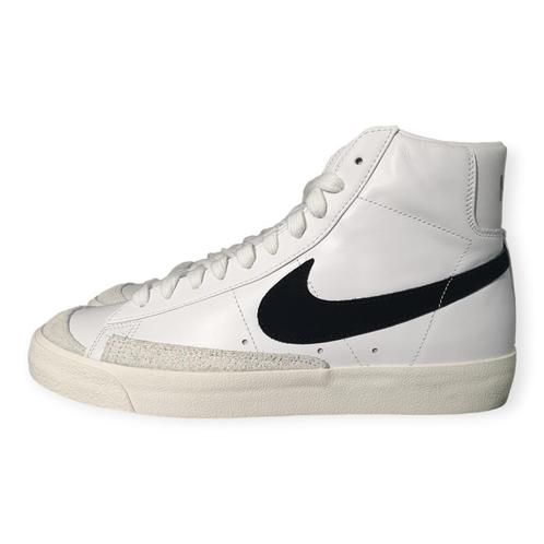 Nike Blazer Mid 77 Vintage White Black - 42.5, Kleding | Heren, Schoenen, Nieuw, Sneakers, Wit, Verzenden