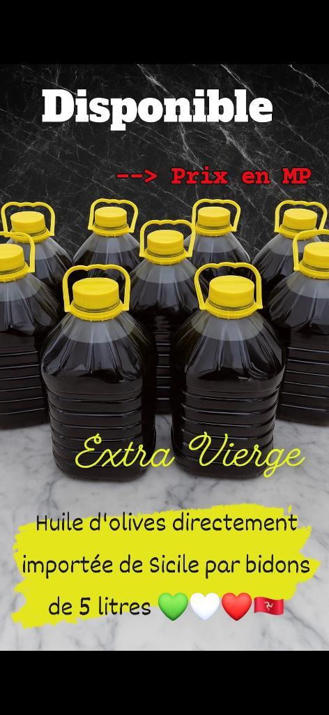 Huile d'olives extra vierge de Sicile, Divers, Produits alimentaires, Enlèvement