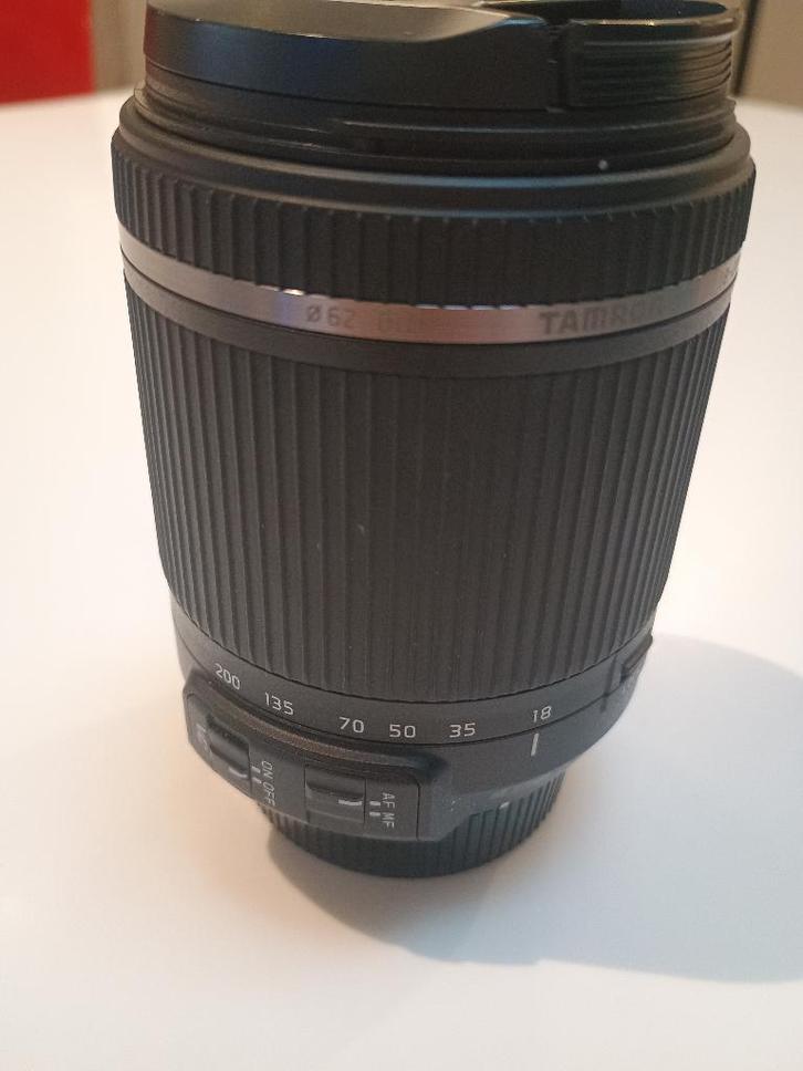 Objectif Tamron-Nikon B018N 18-200 VC noir, TV, Hi-fi & Vidéo, Photo | Lentilles & Objectifs, Comme neuf, Objectif grand angle
