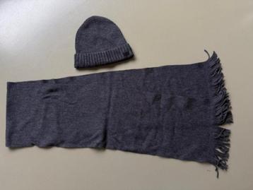 ZGAN scheerwollen set shawl en muts Hugo Boss beschikbaar voor biedingen