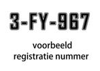 Boot registratie nummer stickers set van 2 stuks, Verzamelen, Stickers, Nieuw, Overige typen, Verzenden