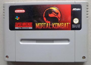 Mortal Kombat voor de Europese Super Nintendo  beschikbaar voor biedingen