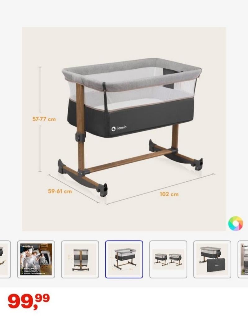 Baby bet, schommelfunctie.2 hoeslakens erbij, vliegnet, Ophalen of Verzenden, Zo goed als nieuw