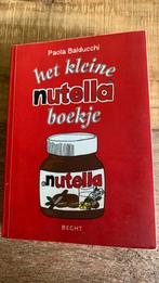 Paola Balducchi - Het kleine Nutella boekje, Ophalen of Verzenden, Zo goed als nieuw, Paola Balducchi, Nederland en België