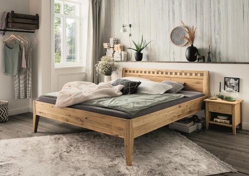 Comfort bed 140/ 160/ 180/ 200 cm. Massief Eiken of Beuken, Huis en Inrichting, Slaapkamer | Bedden, Nieuw, Tweepersoons, 200 cm