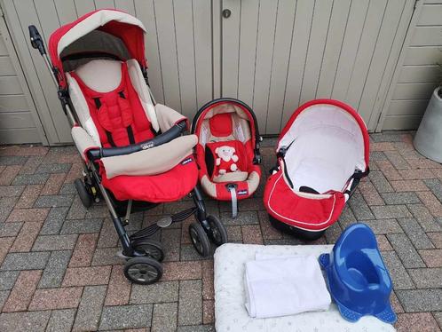 Drie in 1 kinderwagen Chicco Trio best friend pro comfort, Enfants & Bébés, Poussettes & Combinaisons, Comme neuf, Poussette combi