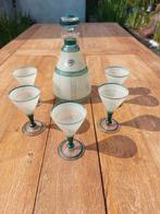 Schitterende set van karaf en glas in art deco-stijl, Booms, Ophalen of Verzenden, Zo goed als nieuw