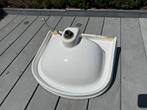 Vintage Lavabo, Ophalen, Gebruikt, Chroom, Wastafel