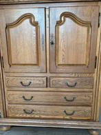 Livingkast met schuiven, Huis en Inrichting, Kasten | Buffetkasten, Ophalen, Eikenhout, Klassiek mooi !, Zo goed als nieuw
