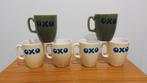 Ensemble de 6 mugs OXO vintage, Comme neuf, Tasse(s) et/ou soucoupe(s), Autres styles, Céramique