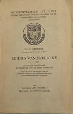 Egidius Van Breedene door Eg. Strubbe 1942., Boeken, Ophalen of Verzenden