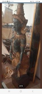 Prachtige Aziatische bronzen Balinese danseres naakt, Antiek en Kunst, Ophalen