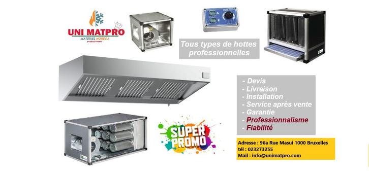 hotte professionnel, Electroménager, Congélateurs, Neuf, Enlèvement ou Envoi