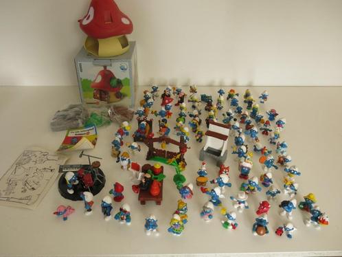 Collectie smurfen 40 jaar Smurfen 87 st +huis 40001 schleich, Verzamelen, Smurfen, Zo goed als nieuw, Ophalen of Verzenden