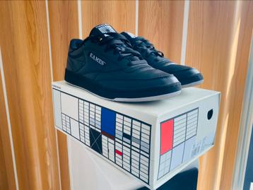 Reebok x Eames Black Leather Sneakers Herman Miller Vitra beschikbaar voor biedingen