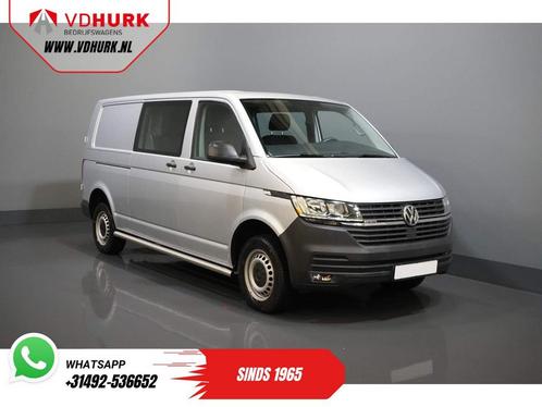Volkswagen Transporter T6.1 2.0 TDI 150 pk L2 DC Dubbel Cabi, Auto's, Bestelwagens en Lichte vracht, Bedrijf, 4x4, ABS, Airconditioning